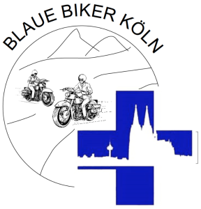 Blaue Biker Köln